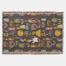 Oud Egyptisch hiëroglifisch patroonsymbool       Deken