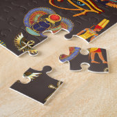 Oud Egyptisch hiëroglifisch patroonsymbool Legpuzzel (Zijkant)
