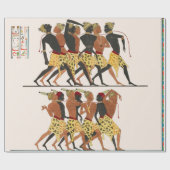 Oud-Egyptisch kunstpatroon Inpakpapier (Vlak)