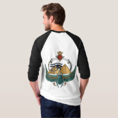 Oud-Egyptisch Logo - Oog van Horus, Farao Vibe T-shirt (Achterkant volledig)