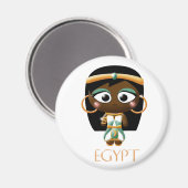 Oud Egyptisch Meisje Magneet (Voorkant / Achterkant)