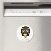 Oud Egyptisch Meisje Magneet (Insitu (Vaatwasser))