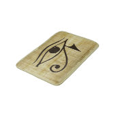 Oud Egyptisch Oog van Horus op Faux Papyrus Badmat (Gekanteld)