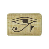 Oud Egyptisch Oog van Horus op Faux Papyrus Badmat (Voorkant)