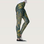 Oud Egyptisch Oog van Ra Zonnesymbool Leggings (Rechts)