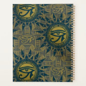 Oud Egyptisch Oog van Ra Zonnesymbool Planner (Achterkant)