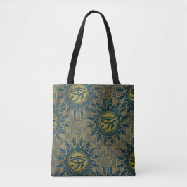 Oud Egyptisch Oog van Ra Zonnesymbool Tote Bag