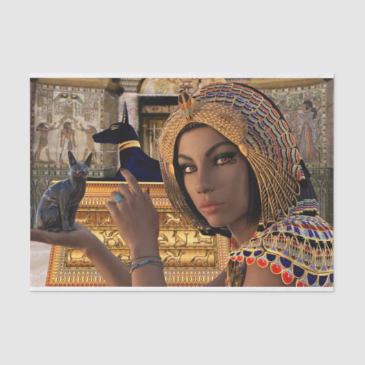 oud egyptisch tissuepapier (Voorkant)