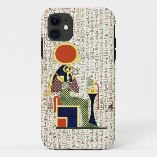 Oud Egyptische God Horus Hiërogliefen Ontwerp Case-Mate iPhone Case (Achterkant)