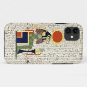 Oud Egyptische God Horus Hiërogliefen Ontwerp Case-Mate iPhone Case (Achterkant (horizontaal))