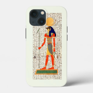 Oud-Egyptische God Horus Hiërogliefen Ontwerp iPhone 13 Mini Hoesje