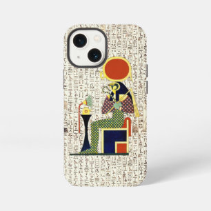 Oud-Egyptische God Horus Hiërogliefen Ontwerp iPhone 13 Mini Hoesje
