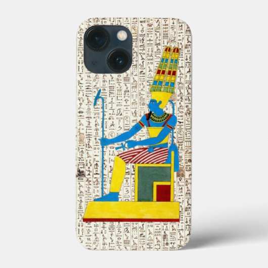 Oud-Egyptische God Osiris hiërogliefen ontwerp Case-Mate iPhone Case (Achterkant)