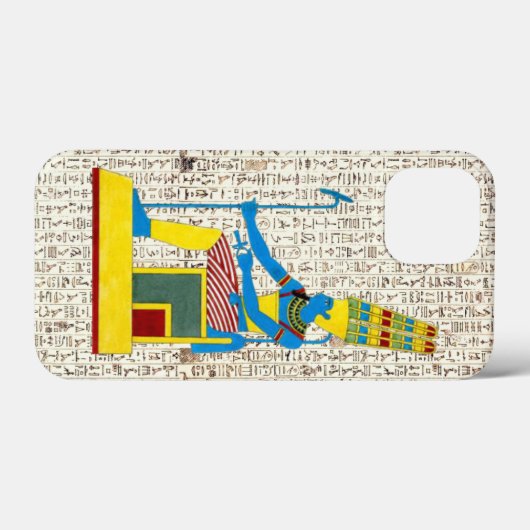 Oud-Egyptische God Osiris hiërogliefen ontwerp Case-Mate iPhone Case (Achterkant (horizontaal))