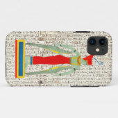 Oud-Egyptische God Sobek hiërogliefen ontwerp Case-Mate iPhone Case (Achterkant (horizontaal))