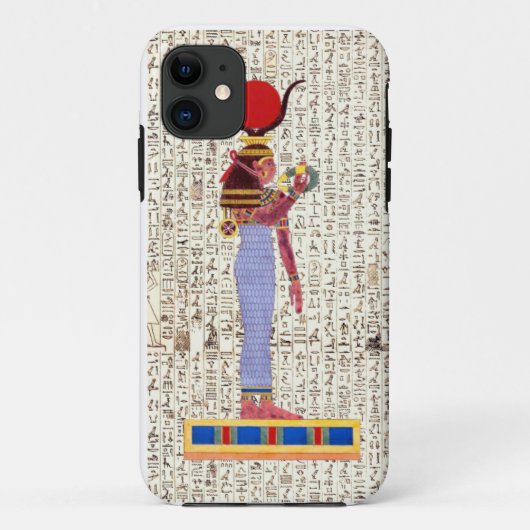 Oud-Egyptische godin hiërogliefen ontwerp Case-Mate iPhone Case (Achterkant)