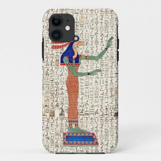 Oud-Egyptische godin hiërogliefen ontwerp Case-Mate iPhone Case (Achterkant)
