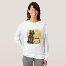 Oud-Egyptische kat Bastet mythologie ontwerp T-shirt