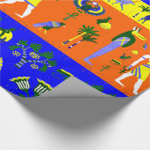 Oud-Egyptische mummie grafkunst Cadeaupapier (Hoek)