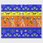 Oud-Egyptische mummie grafkunst Cadeaupapier (Vlak)