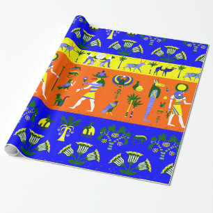 Oud-Egyptische mummie grafkunst Cadeaupapier