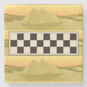 Oud-Egyptische Senetraad Stenen Onderzetter