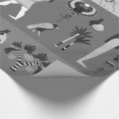 Oud-Egyptische tombe art mummie Cadeaupapier (Hoek)