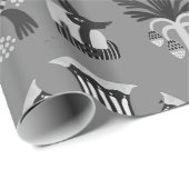 Oud-Egyptische tombe art mummie Cadeaupapier (Rol Hoek)