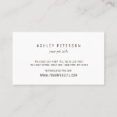  oud eiken boom Elegant Visitekaartje || (Achterkant)