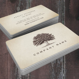  oud eiken boom Elegant Visitekaartje | |