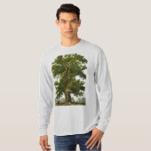 oud eiken boom tuinieren tshirt (Voorkant volledig)