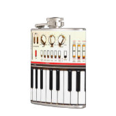 Oud elektrisch toetsenbord heupfles (Links)