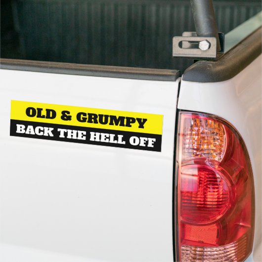 OUD EN GROOT, TERUG DE HULP UIT BUMPERSTICKER (Op Truck)
