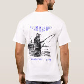 Oud en in de golven t-shirt (Achterkant)