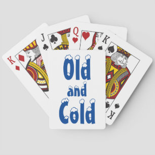 Oud en koud pokerkaarten