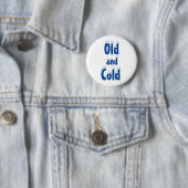 Oud en koud ronde button 5,7 cm (In situ)