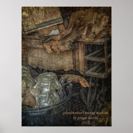 Oud en mosterd poster (Voorkant)