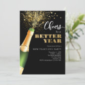 Oud en Nieuw 2020-2021 Proost Op Een Beter Jaar Kaart (Staand voorkant)