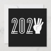 Oud en Nieuw 2024 Kaart (Voorkant)