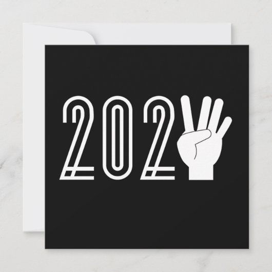 Oud en Nieuw 2024 Kaart (Voorkant)