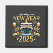 Oud en nieuw 2025 feest vieren met de familie bema magneet (Voorkant)