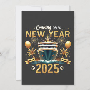 Oud en nieuw 2025 in stijl met familie en crew kaart
