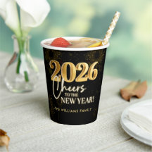 Oud en Nieuw 2026 Feest Gouden Glitters