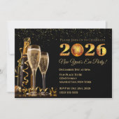 Oud en nieuw 2026 feest kaart (Voorkant)