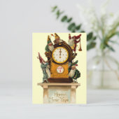 oud en nieuw Briefkaart (Staand voorkant)