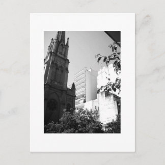 Oud en nieuw briefkaart