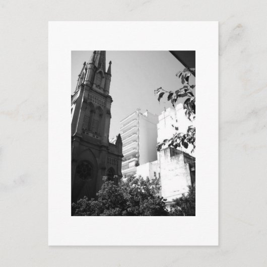 Oud en nieuw briefkaart (Voorkant)