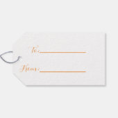 Oud en Nieuw  Cadeaulabel (Achterkant Horizontaal)