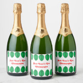 Oud en Nieuw Champagne Flessenlabel Sparkling Wijnetiket (Flessen)
