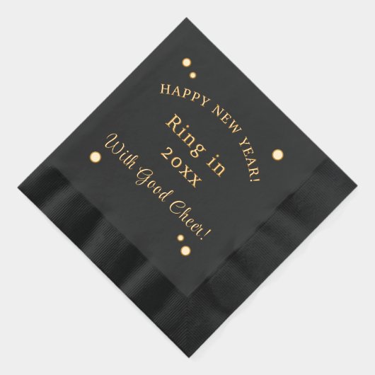 Oud en Nieuw Cheer Folie Servetten (Rechts)